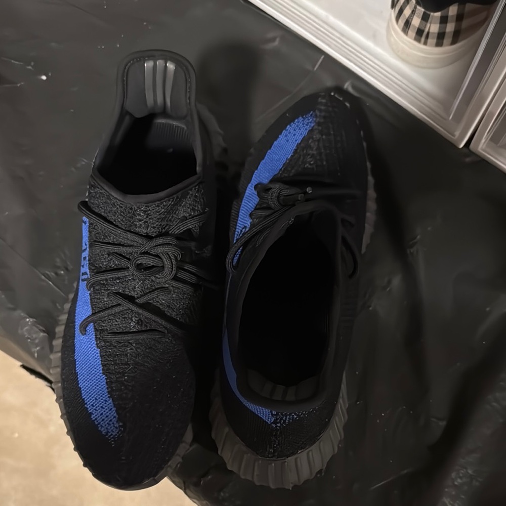 adidas Black and Blue Men's Sneakers